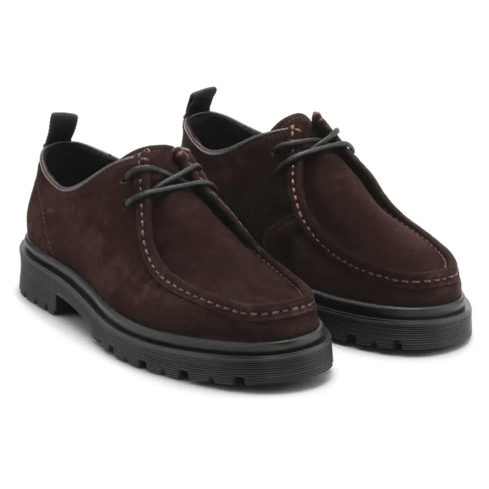 Alain Sko, Dark Brown Suede, 46