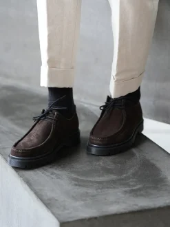 Alain Sko, Dark Brown Suede, 46