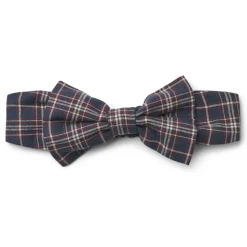 Alba Bow Hårbånd, Navy Check, 44-51 cm