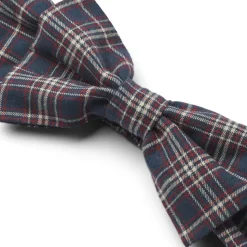 Alba Bow Hårbånd, Navy Check, 44-51 cm