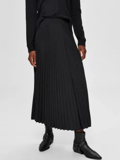 Alexis Midi Nederdel, Black, 40