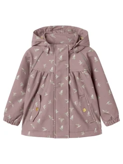 Alfa08 Ashape Softshell Jakke, Woodrose Bird, 110 cm