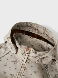 Alfa08 Softshell Jakke, Pure Cashmere Bouquet, 116 cm