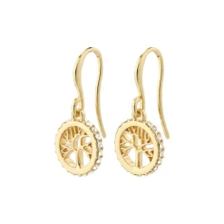 Alia Recycled Øreringe, Gold Plated