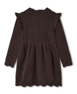 Allilly Kjole, Coffee Bean, 104 cm