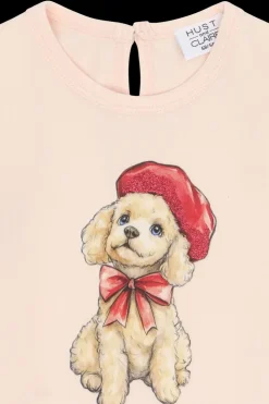 Alma Poodle Bluse, Quartz, 128 cm