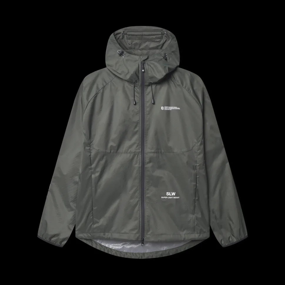 Alpha Windbreaker Jakke, Dark Green, L
