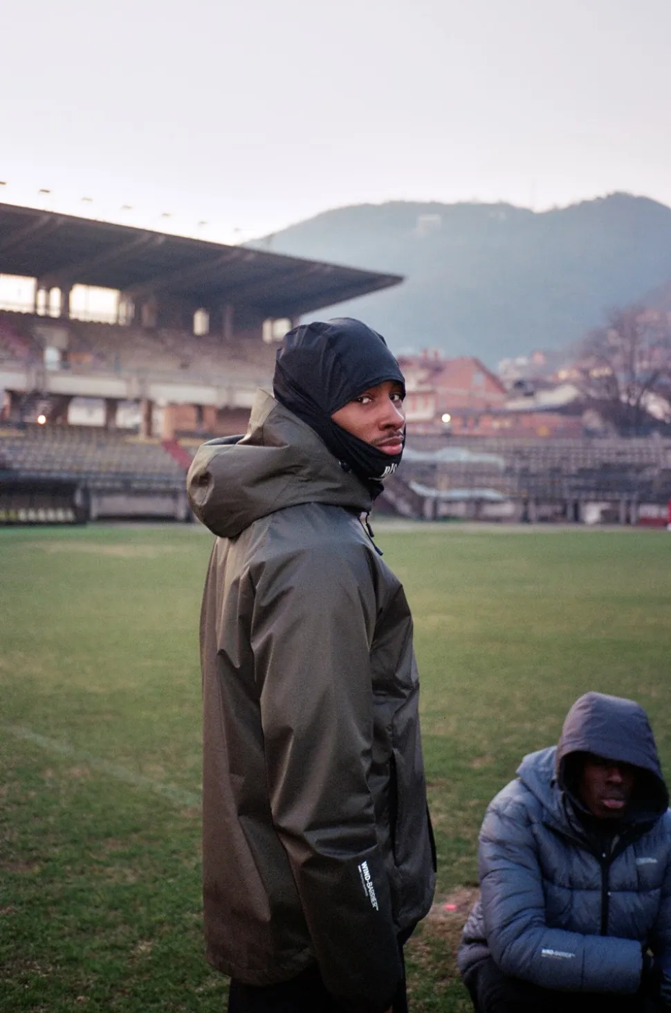 Alpha Windbreaker Jakke, Dark Green, L