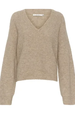 AlphaGZ Striktrøje, Warm Sand Melange, L