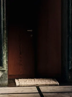 Amass Long Pile Tæppe, Off-White, 50x70 cm