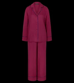 Amourette Jacquard Pyjamas, Marsala, 38