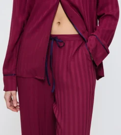 Amourette Jacquard Pyjamas, Marsala, 38