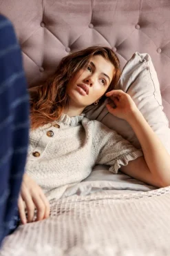 Angela Cardigan, Birch Melange, M