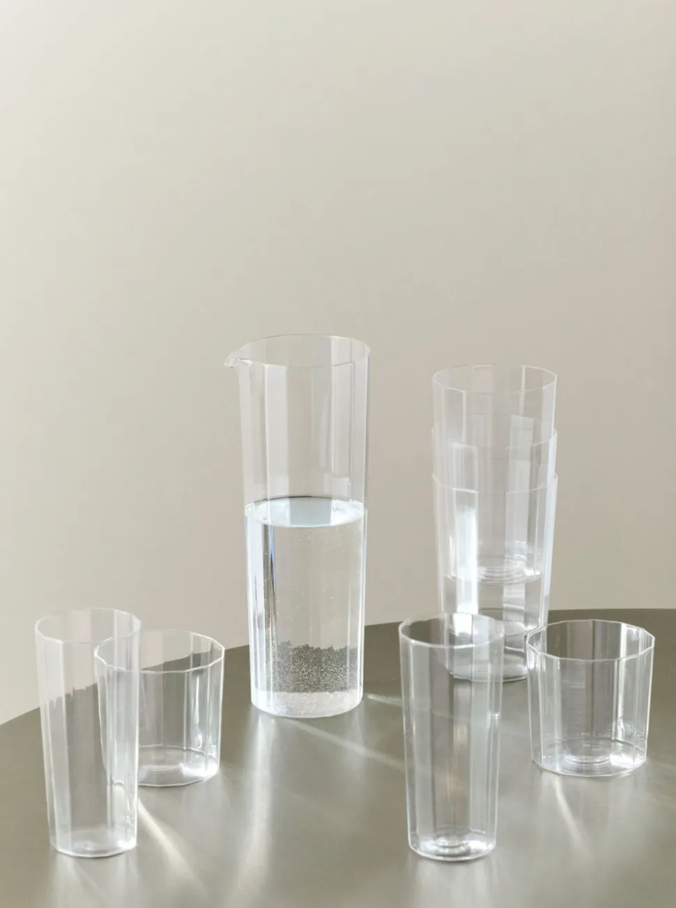 Angle Carafe Karaffel, Clear, 0,9 L