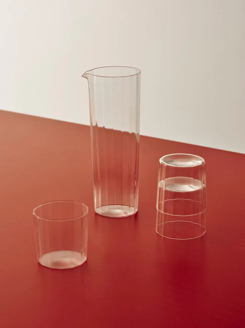 Angle Carafe Karaffel, Clear, 0,9 L