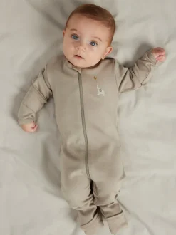 Animal Zip 2-pak Natdragt, Jet Stream, 80 cm