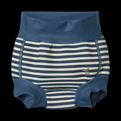 Anker Neopren Badebukser, Blue Stripe, 2-3 år