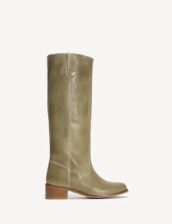 Ann Escovado Støvler, Avocado Green, 38