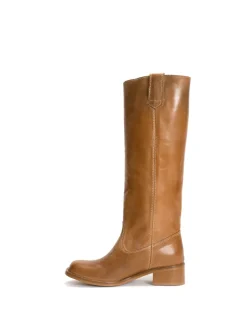 Ann Escovado Støvler, Dark Tan, 39