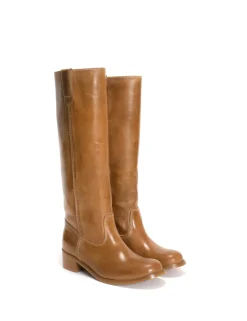 Ann Escovado Støvler, Dark Tan, 39