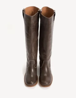 Ann Escovado Støvler, Dark Brown, 38