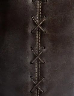 Ann Gaucho Laces Støvler, Dark Brown, 40