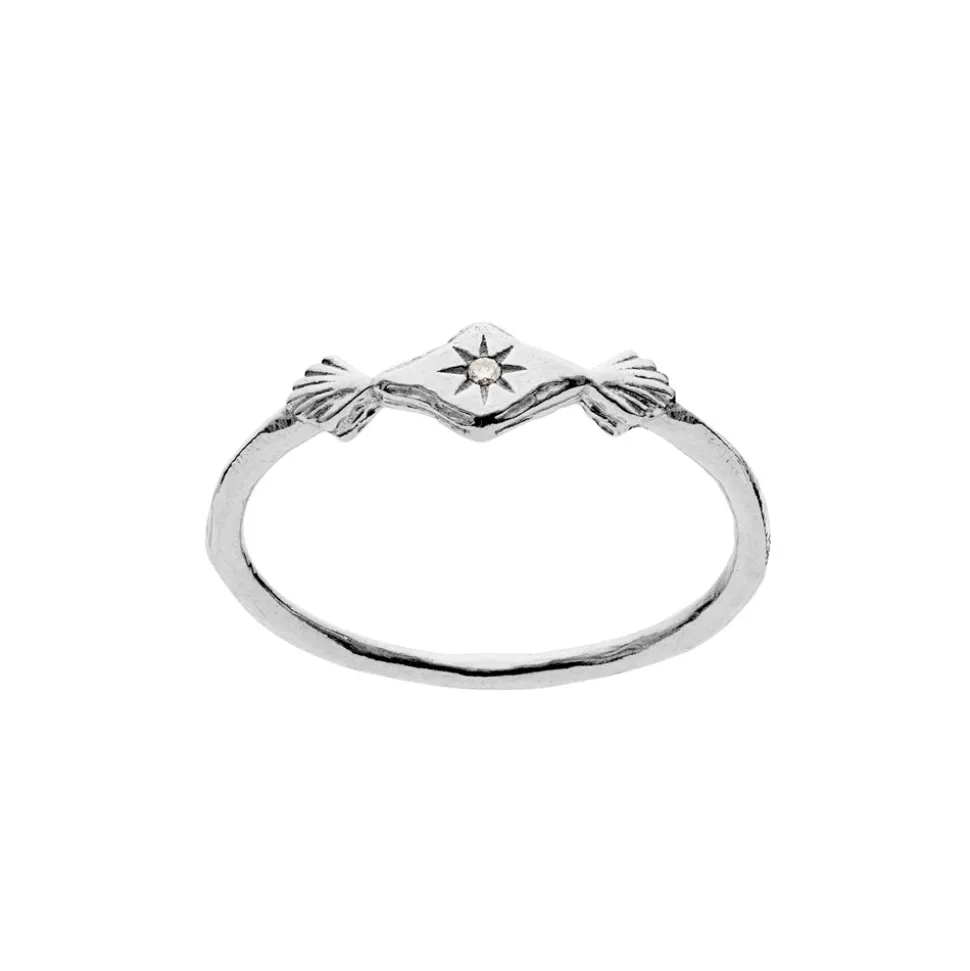 Annie Ring, Silver, 57