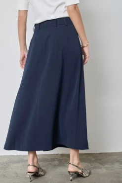 AnyaCC Pleat Nederdel, Navy, M