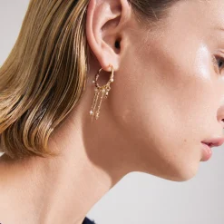 Arlet Recycled Øreringe, Gold Plated