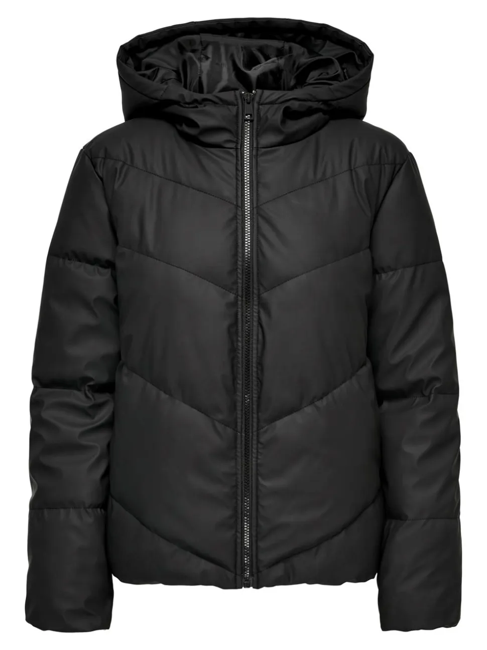 Arnhem Short Puffer Jakke, Black, XS