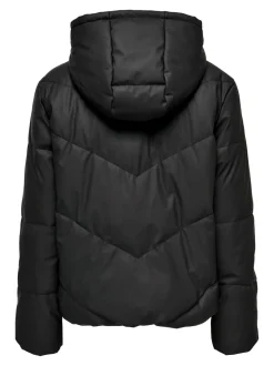 Arnhem Short Puffer Jakke, Black, XS