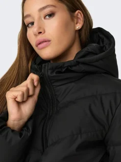 Arnhem Short Puffer Jakke, Black, XS