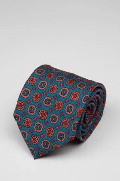 Artisan Floral Silk Slips, Blue Rose Red