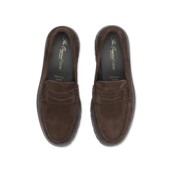 Austin Suede Loafers, Brown Suede, 44