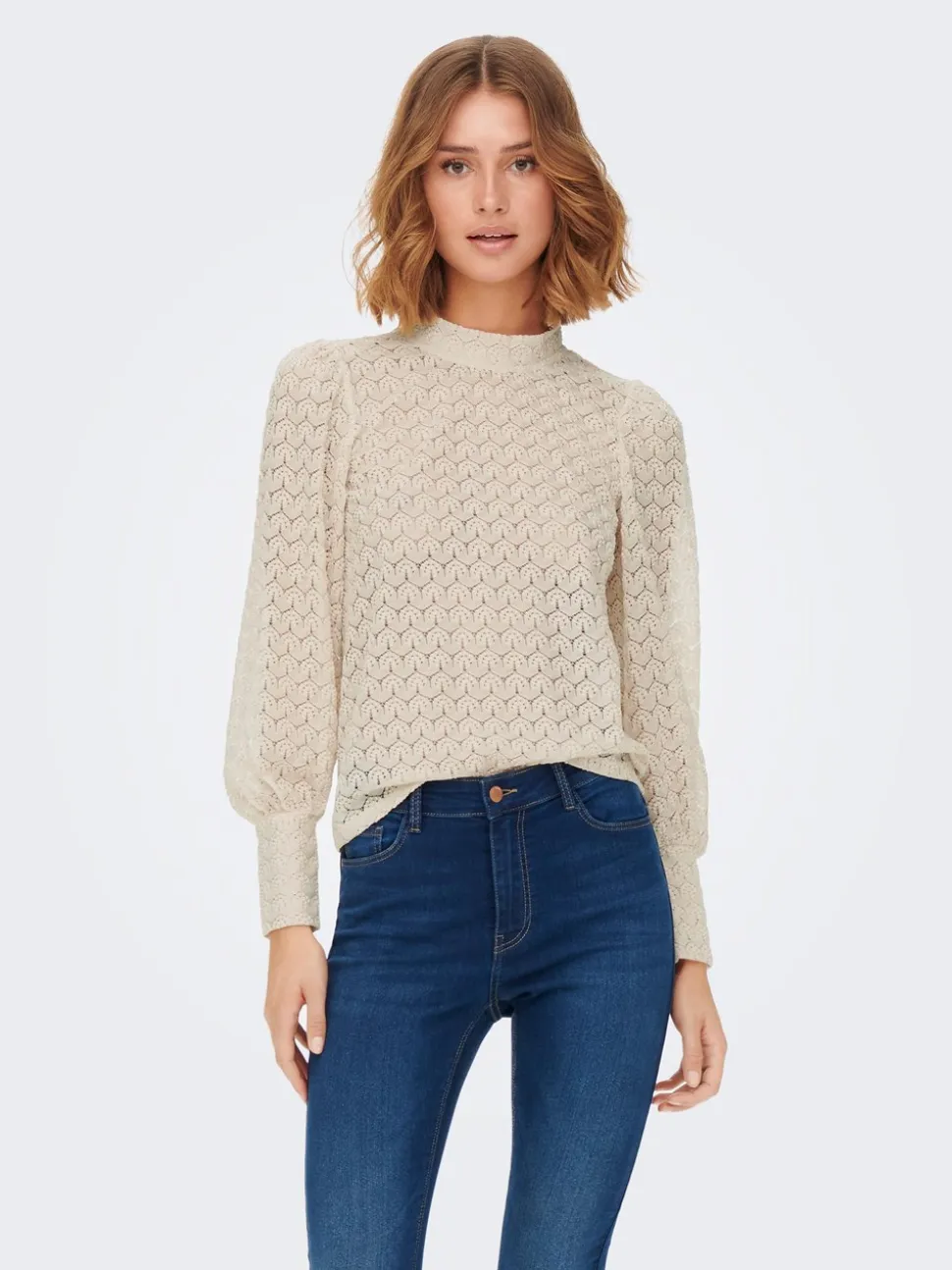 Avery Bluse, Sandshell, M