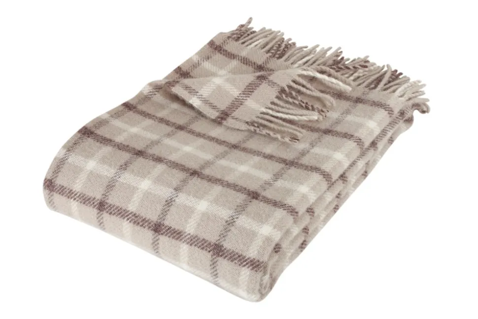 Axel Uldplaid, Sand, 130x200 cm