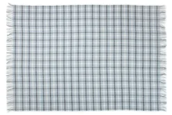 Axel Uldplaid, Støvet Blå, 130x200 cm