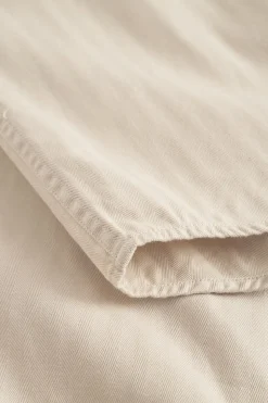 Axl Herringbone Skjorte, Sand Grey, XL