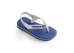 Baby Brasil Logo Sandaler, Marine Blue, 23/24