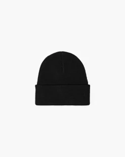 Backpatch Beanie, Regular Black