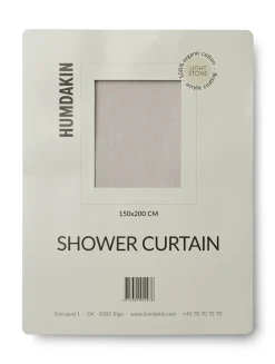 Badeforhæng, Light Stone, 150x200 cm
