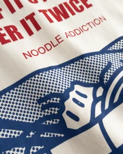 Baine Noodle T-Shirt, Off White, M