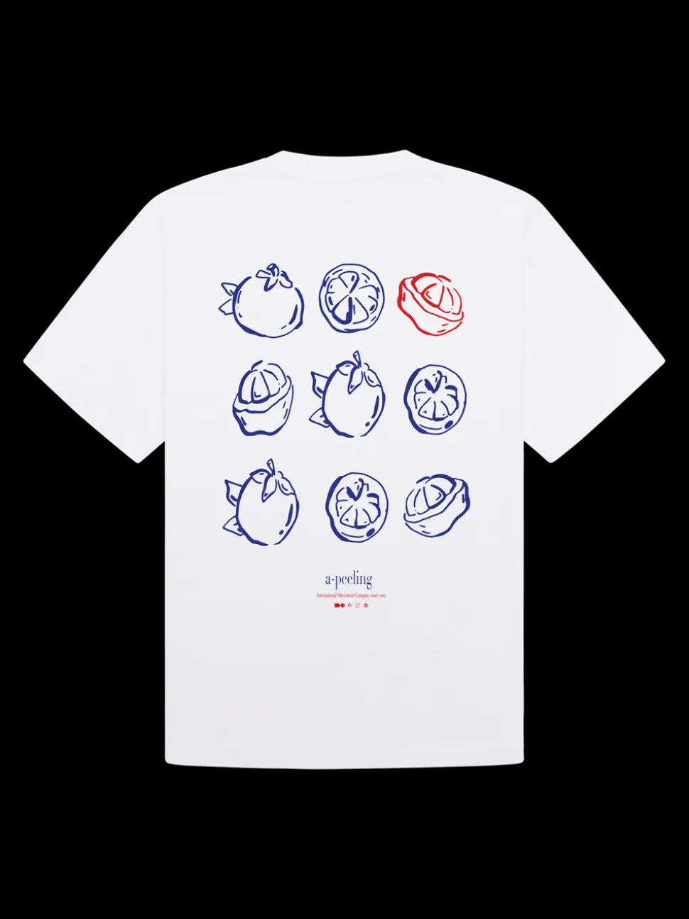 Baine Peel T-shirt, White, M