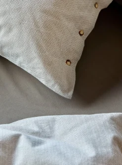 Balder Flonel Sengesæt, Walnut, 140x200 cm