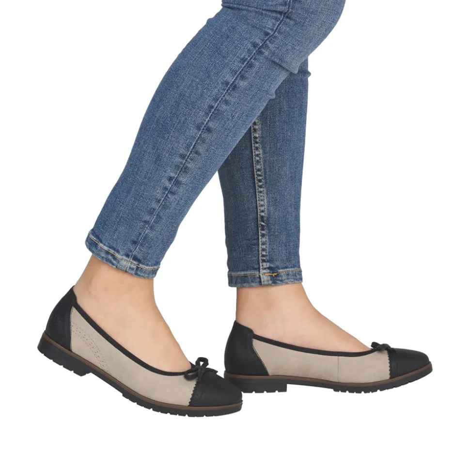 Ballerinasko, Schwarz/Jute, 42