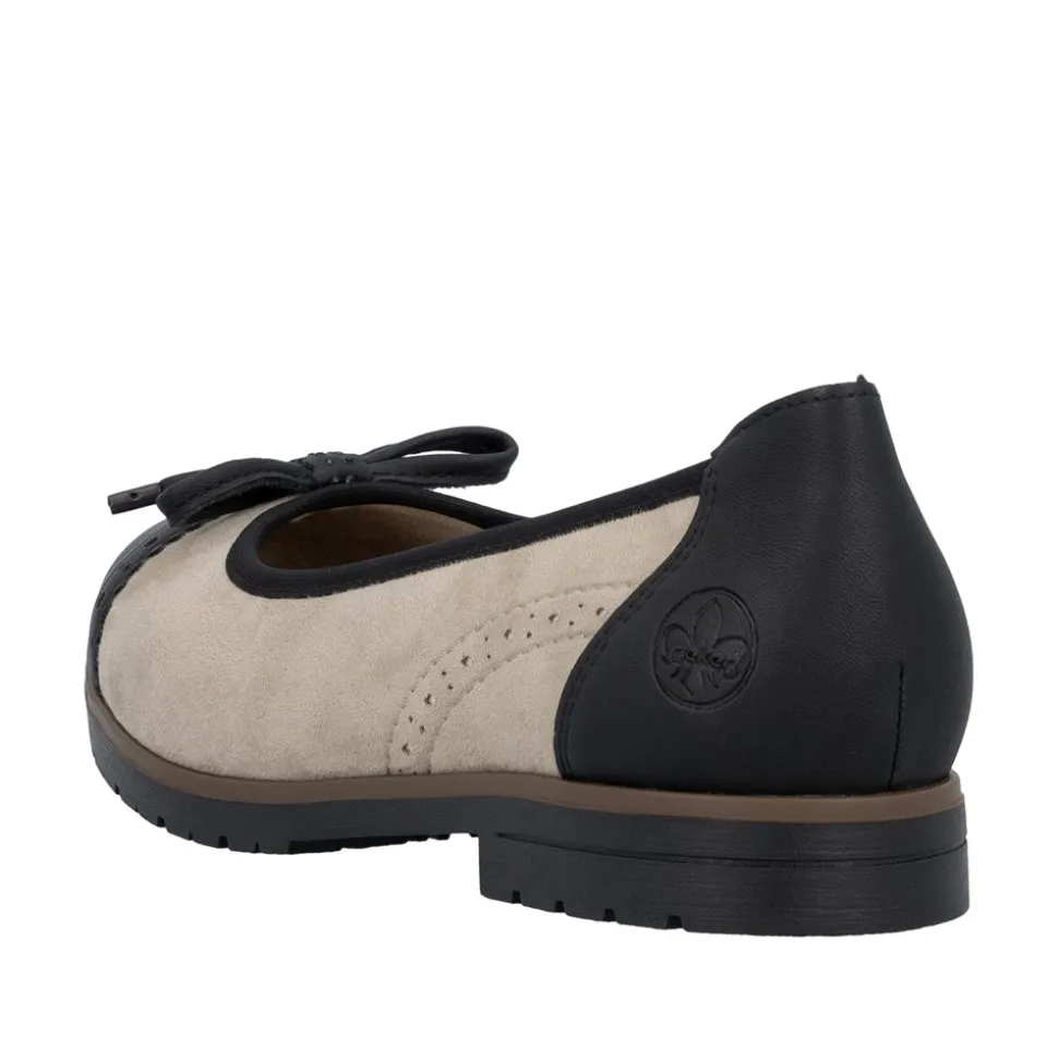 Ballerinasko, Schwarz/Jute, 42