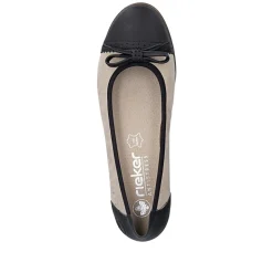 Ballerinasko, Schwarz/Jute, 42