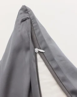 Bambus Sengetøj, Mørkegrå, 140x200 cm