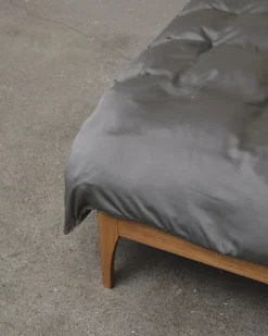 Bambus Sengetøj, Mørkegrå, 140x200 cm