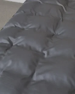 Bambus Sengetøj, Mørkegrå, 140x200 cm
